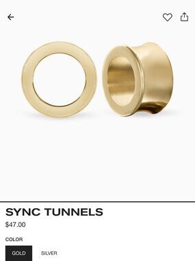 Ask and Embla BRAND NEW tunnels size 00